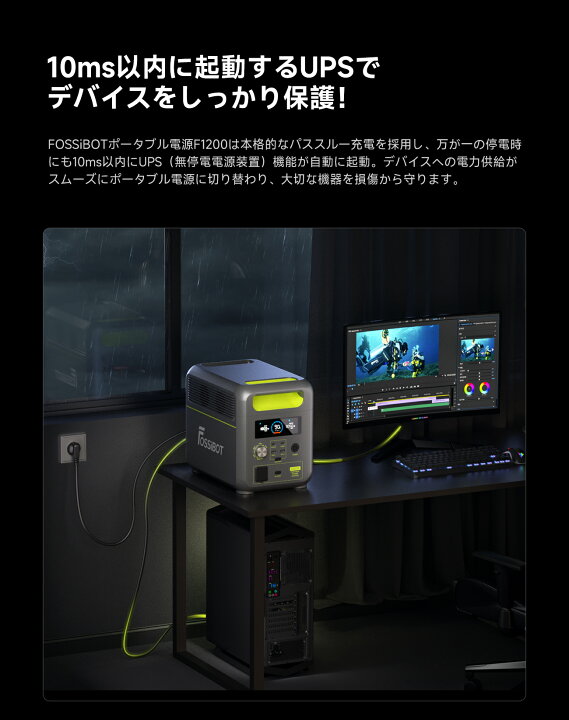 楽天市場】APP対応☆【クーポン利用で50,800円！】FOSSiBOT ポータブル 