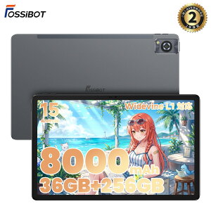 2026�N�V������FOSSiBOT Tab13 �^�u���b�g SIM�t���[ 11.5�C���` 36GB+256GB 8000mAh��e�ʃo�b�e���[ ���^�y�ʐ݌v Android15 8�R�A MediaTek Helio G99 FHD+���𑜓x�f�B�X�v���C Widevine L1�Ή� GPS GMS�F�� OTG�]�� �f