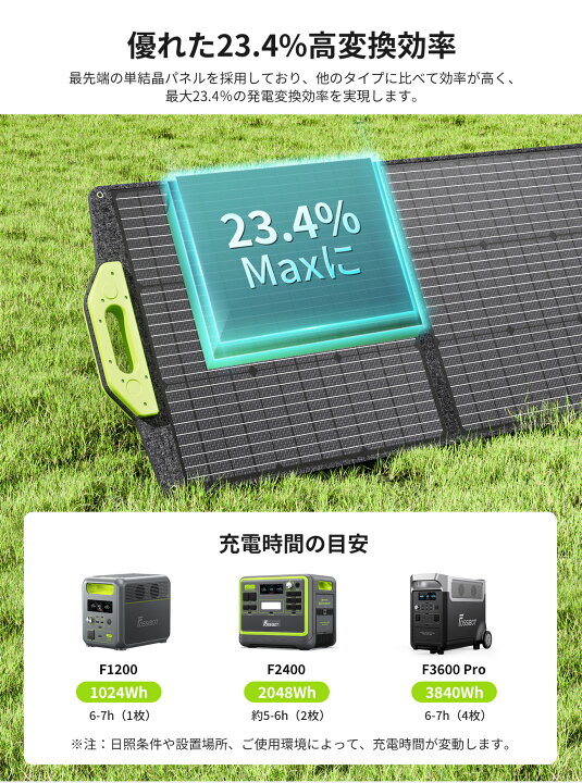 楽天市場】即納 楽天1位3冠獲得！ FOSSiBOT ソーラーパネル 200W 
