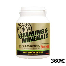 GOLD'S GYM（ゴールドジム）マルチビタミン＆ミネラル 360粒【送料無料】