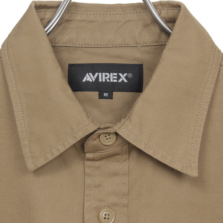 楽天市場 アビレックス 半袖ファティーグ カーキシャツ Fatigue Khaki Shirt アヴィレックス Avirex メンズ 半袖 ミリタリー シャツ Glober
