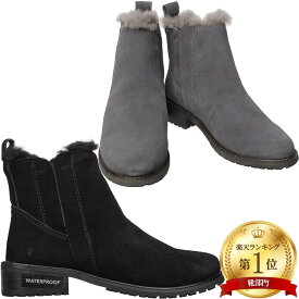 エミュ サイドゴアブーツ チェルシーブーツ ショートブーツ パイオニア Pioneer W11292 Emu サイドゴア チェルシー ショート ブーツ ボア レディース