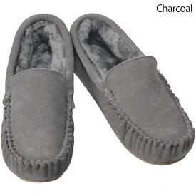 エミュ スリッポンシューズ モカシン ケアンズ Cairns W11439 Emu スウェード ボア スエード レディース