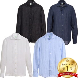 フィナモレ リネンシャツ 長袖 Simone Bali J ワイドスプレッド C0649 Finamore シモーネ バーリ J カッタウェイワイドカラー シャツ メンズ 父の日 ギフト プレゼント
