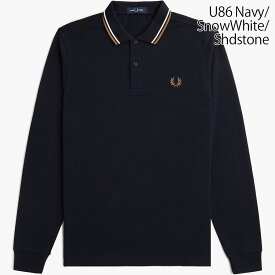 フレッドペリー Fredperry ポロシャツ 長袖 M3636 Fred Perry 定番 鹿の子 ロングスリーブ ポロ メンズ レディース ユニセックス Twin Tipped Shirt Long Sleeve Polo