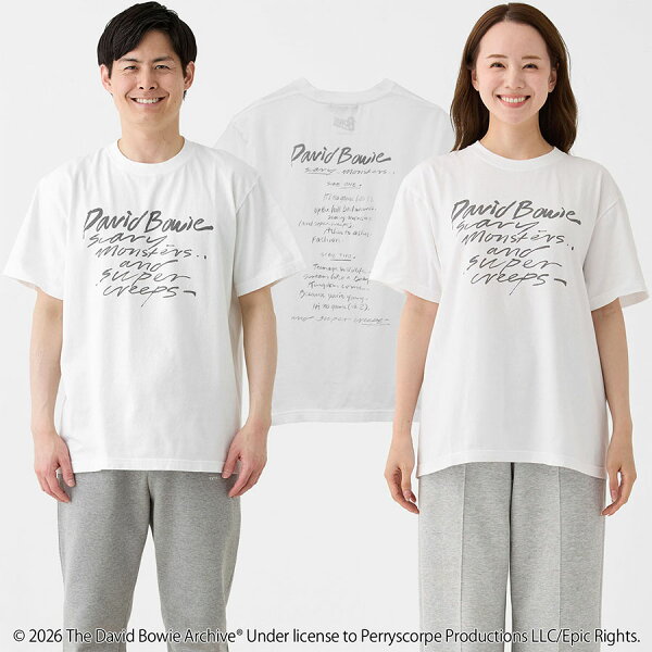 グッドロックスピード Tシャツ デヴィッド・ボウイ David Bowie 26DAB003W Goodrockspeed 半袖Tシャツ クルーネック 半袖 カットソー メンズ レディース ユニセックス