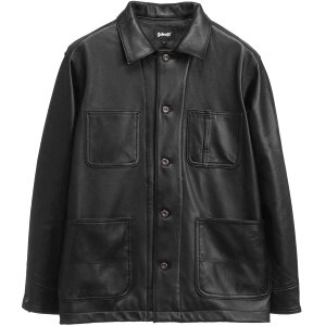 �V���b�g �������U�[ �J�o�[�I�[�� �W���P�b�g 3111050 7825950012 Schott Lamb Leather Coverall Jacket �V���O�� �������U�[ �W���P�b�g�v�W���� �r�v ���U�[�W���P�b�g �����Y