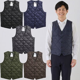 タイオン ダウンジレ 003CI Taion インナー ダウンジレ Single Snap Button Down Gilet インナーダウン ジレ ベスト ダウン メンズ