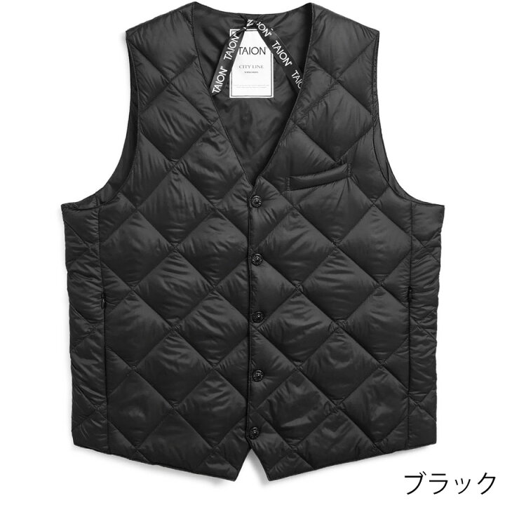 楽天市場】タイオン ダウンジレ 003CI Taion インナー ダウンジレ  