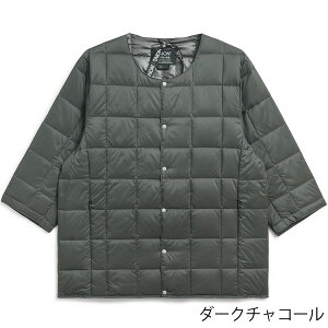 �^�C�I�� �����Y ���f�B�[�X �x�[�V�b�N �N���[�l�b�N������ �_�E���W���P�b�g Taion Basic Crew Neck 3/4 Sleeve Taion-014 �_�E�� �W���P�b�g ���̓� �M�t�g �v���[���g