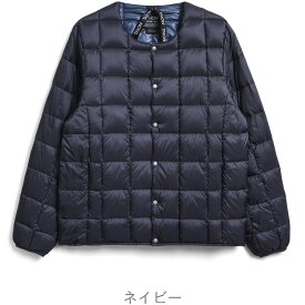 タイオン インナーダウンジャケット 104 Taion クルーネックボタン インナー ダウンジャケット Crew Neck Button Down Jkt インナーダウン ジャケット ダウン メンズ