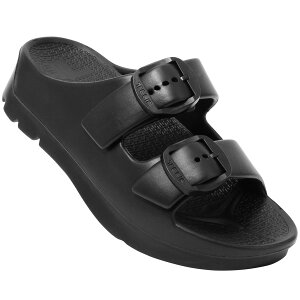 テリック スポーツサンダル W-Buckle2 ダブルバックル2 Telic メンズ レディース ユニセックス リカバリーサンダル ビーチサンダル コンフォートサンダル ブラック アイボリー