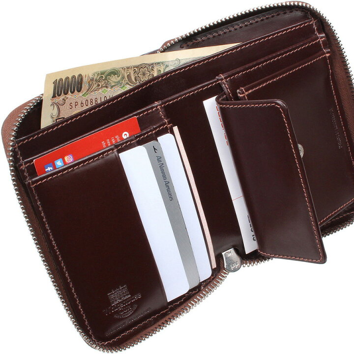 楽天市場】30%OFF ホワイトハウスコックス 二つ折り財布 ジップ  