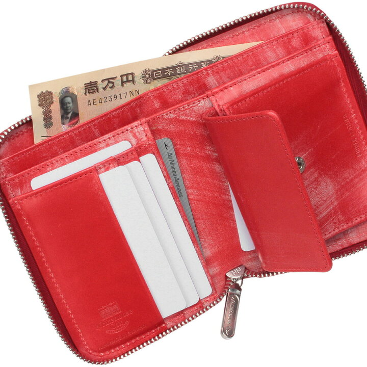 楽天市場】30%OFFホワイトハウスコックス 二つ折り財布 ジップ 