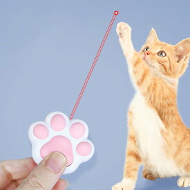 送料無料】猫の手ポインター　LEDポインター　USB受電　3モード　5パターン　猫　おもちゃ　運動不足解消　猫夢中