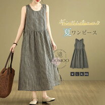 楽天市場】ワンピース 夏（柄チェック）（レディースファッション）の通販
