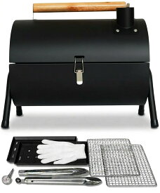 【限定500円オフ】 BBQコンロ 卓上 バーベキューグリル 燻製器 ピザ対応 蓋付き コンパクト 家庭用 ベランピング 自宅 庭 おしゃれ BBQグリル 燻製機 アウトドア コンロ 多機能 バーベキュー用品 グリルコンロ 炭火 焼肉 キャンプ用品 小型 初心者 ソロキャンプ