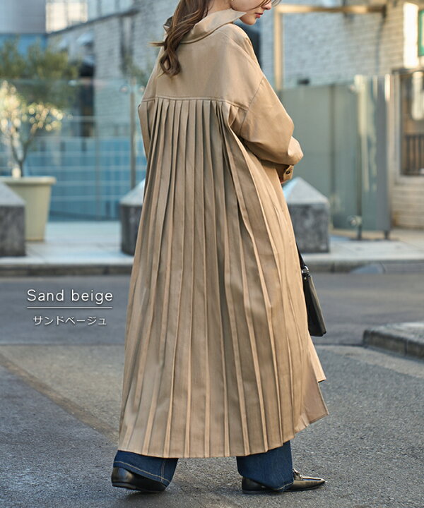 楽天市場】ゆれる。大人の洗練バックプリーツ ワンピース レディース  