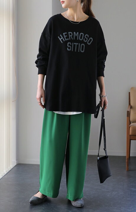 楽天市場】【中条あやみさん着用】 ロゴ ゆったり 「 大人 お洒落 ロン  