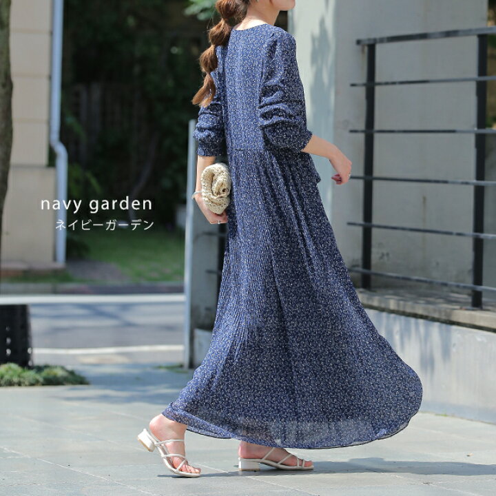 楽天市場】魔法の着痩せワンピって？ ワンピース シフォン プリーツ  