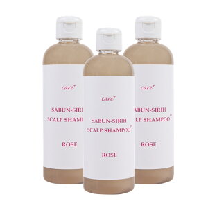 フケ・かゆみを抑えてくれるオーガニックシャンプー/5%OFF【care+】サブンシリ・スカルプケアシャンプーJMお得な3本セット