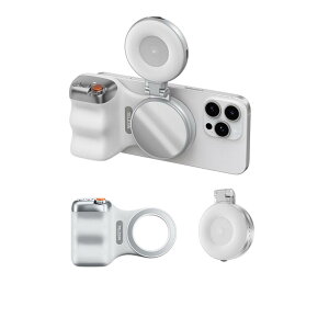 TELESIN Fun Shot Magnetic Grip }OlbgX}zObv BluetoothRt lԍHw݌v Ў葀Ή OJؑ Y[ 2iKVb^[Ή yʐ݌v 1/4lWΉ iPhone Android Vlog s 