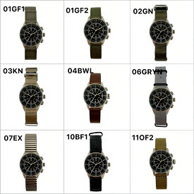 M.R.M.W. モントルロロイミリタリーウォッチ 選べる9タイプ 腕時計 メンズ レディース TYPE A タイプエー A15 エラプスタイムウォッチ A15