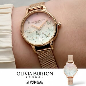 �I���r�A�o�[�g�� ���X OLIVIA BURTON �r���v ���f�B�[�X Sparkle Butterfly �X�p�[�N�� �o�^�t���C �}�U�[�I�u�p�[�� ���[�Y�S�[���h ���b�V���x���g