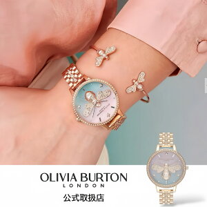 �I���r�A�o�[�g�� OLIVIA BURTON �r���v ���f�B�[�X Sparkle Bee �X�p�[�N���r�[ �}�U�[�I�u�p�[�� �s���N�S�[���h �u���X���b�g ���I���b�L�[�r�[