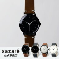 【楽天1位獲得】sazareサザレ 腕時計 メンズ レディース SK01 ホワイト ブラック ダイヤル Dバックルブラ…