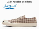 コンバース ジャックパーセル USオリジネーター チェック ベージュ CONVERSE JACK PURCELL US CHECK BEIGE U.S. ORIGINATOR レディース メンズ スニーカー 33301060