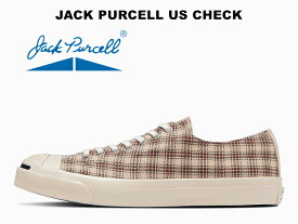 【2023年春夏新作】コンバース ジャックパーセル USオリジネーター チェック ベージュ CONVERSE JACK PURCELL US CHECK BEIGE U.S. ORIGINATOR レディース メンズ スニーカー 33301060