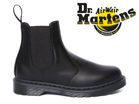 ドクターマーチン チェルシーブーツ サイドゴア ブラックモノクローム レディース メンズ 国内正規品 Dr.Martens CHELSEA BOOTS 2976 BLACK MONOCHROME