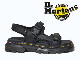 ドクターマーチン フォースター マルチストラップ サンダル ブラック 黒 レディース メンズ ユニセックスモデル カジュアル トラクト サマーサンダル Dr.Martens FORSTER BLACK SANDAL 【国内正規品】