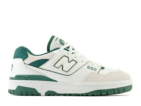 【2024年春夏新作】 NEW BALANCE BB550 STA WHITE GREEN 白 緑 ニューバランス 550 ホワイト/グリーン レディース メンズ レザー スニーカー クラシック バスケットボール シューズ 復刻 ヴィンテージ レトロ プレミアム