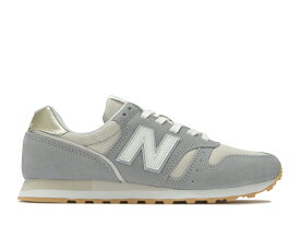 【2023秋冬新作】NEW BALANCE WL373 PH2 GRAY ニューバランス 373 レディース スニーカー グレー/ホワイト/ゴールド スエード メッシュ 996-574 B 靴【国内正規品】