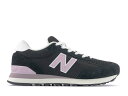 【2025春夏新作】NEW BALANCE WL515 CBR BLACK ニューバランス 515 レディース スニーカー ブラック/ピンク 黒 クラシック ランニングシューズ スエード メッシュ B 靴【国内正規品】