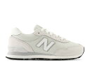 【2025春夏新作】NEW BALANCE WL515 WHT WHITE ニューバランス 515 レディース スニーカー ホワイト 白 クラシック ランニングシューズ スエード メッシュ B 靴【国内正規品】