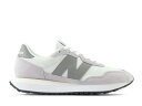 【2025春夏新作】ニューバランス 厚底 レディース スニーカー ホワイト/グレー 白 クラシック ランニングシューズ スエード ナイロン B 靴 NEW BALANCE WS237 HGG WHITE/GRAY【国内正規品】