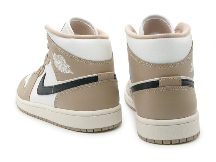 楽天市場】NIKE WMNS AIR JORDAN 1 MID SAIL/BLACK-DESERT ナイキ  