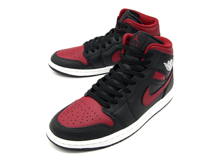 Nike Air Jordan Mid Bred Twist Black Red White Men's Size 10