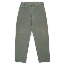 リーバイス Levi's 90s 90年代 550-2732 カラーデニムパンツ USA製 バギー ジーンズ ジーパン アメリカ ヴィンテージ 古着 メンズ ズボン パンツ オリーブ W34 L32【中古】