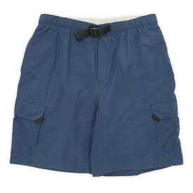 コロンビア Columbia 00s 2000年代 パッカブル カーゴショーツ コットン ナイロン 水陸両用 アウトドア USA ヴィンテージ アメリカ 古着 メンズ ショートパンツ ネイビー 紺 M【中古】