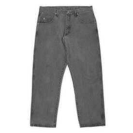 ラングラー Wrangler 00s 2000年代 ブラックデニムパンツ ストレート ジーンズ USA ヴィンテージ アメリカ 古着 メンズ ズボン パンツ 黒 W36 L30【中古】