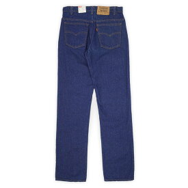 リーバイス Levi's 未使用 デッドストック 80s 509-0215 デニムパンツ ジーンズ ストレート MADE IN USA アメリカ製 501 505 519 ヴィンテージ 古着 インディゴブルー 真紺 W33【中古】