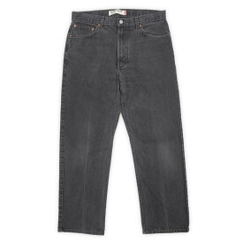 リーバイス Levi's 00s Y2K 2000年代 505 ブラックデニムパンツ ジーンズ 定番 ストレート 後染め 先染め 501 USA ヴィンテージ アメリカ 古着 メンズ ズボン パンツ 黒 W36 L30【中古】