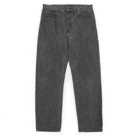 オールドギャップ OLD GAP 90s 90年代 ブラックデニムパンツ ジーンズ ストレート DENIM MADE IN USA アメリカ製 ヴィンテージ 古着 メンズ ズボン パンツ 黒 W36 L32【中古】