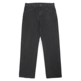 ラスラー RUSTLER 00s 2000年代 ブラックデニムパンツ ジーンズ Wrangler ラングラー傘下 定番 ストレート 501 USA ヴィンテージ アメリカ 古着 メンズ ズボン パンツ 黒 W32 L30【中古】