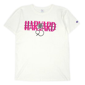 チャンピオン Champion 80s 80年代 HARVARD ハーバード大学 トリコ カレッジプリント シングルステッチ MADE IN USA アメリカ製 90s ヴィンテージ 古着 メンズ Tシャツ ホワイト 白 L【中古】