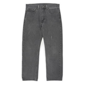 リーバイス Levi's 00s 2000年代 505 ブラックデニムパンツ ジーンズ ストレート 定番 USA ヴィンテージ 501 550 古着 メンズ ズボン パンツ 黒 W34 L30【中古】